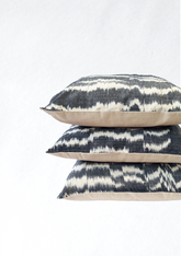 Ikat Cotton Cushion Cover.